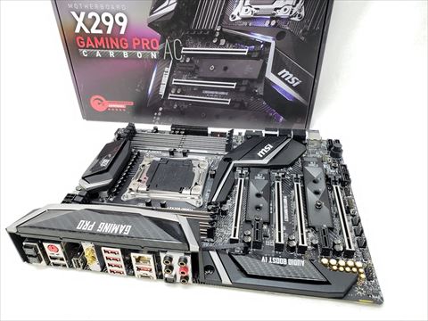 X299 GAMING PRO CARBON AC 各サイトで併売につき売切れのさいはご容赦願います。