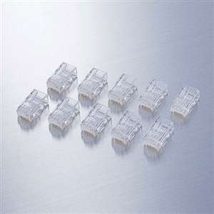 LD-6RJ45T10 (CATE6LANコネクタ10個) ☆6個まで￥300ネコポス対応可能商品！