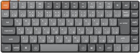 K3M-H3Z-JIS K3 Max QMK/VIA ワイヤレス カスタム・メカニカルキーボード - RGB - JIS配列（テンキーレス）- Gateronロープロファイル2.0スイッチ（ホットスワップ）茶軸 / PBTダブルショットキーキャップ