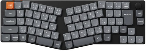 K11M-A1Z-JIS K11 Max（Aliceレイアウト） QMK ワイヤレス カスタム・メカニカルキーボード - WHITE LED - JIS配列  / ロープロファイルGateronメカニカルスイッチ赤軸 / PBTダブルショットキーキャップ