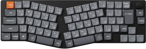K11M-H1Z-JIS K11 Max（Aliceレイアウト） QMK ワイヤレス カスタム・メカニカルキーボード - RGB - JIS配列  / ロープロファイルGateronメカニカルスイッチ（ホットスワップ）赤軸 / PBTダブルショットキーキャップ
