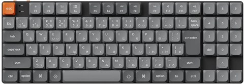 K13M-H1Z-JIS K13 Max QMK/VIA ワイヤレス カスタム・メカニカルキーボード - RGB - JIS配列（テンキー付 / 80%） / Gateronロープロファイル2.0メカニカルスイッチ（ホットスワップ） / PBTダブルショットキーキャップ赤軸
