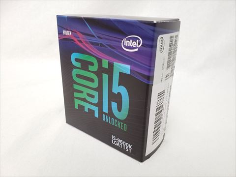 Core i5-9600K BOX (3.70GHz/ターボブースト時4.60GHz/6-core 6-thread/Total Cache 9MB/TDP95W/UHD Graphics 630) 各サイトで併売につき売切れのさいはご容赦願います。