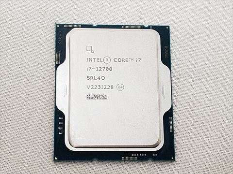 Core i7-12700 バルク (P-core 8(2.1GHz)+E-core 4(1.6GHz)/20スレッド/Smart Cache 25MB/TDP65W 各サイトで併売につき売切れのさいはご容赦願います。