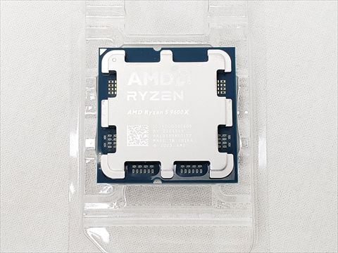 Ryzen5 9600X バルク (6C/12T、3.9GHz(最大5.4)、65W、L2+L3 Cache 38MB、Radeon Graphics) 各サイトで併売につき売切れのさいはご容赦願います。
