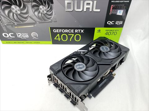 DUAL-RTX4070-O12G-EVO 各サイトで併売につき売切れのさいはご容赦願います。