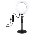 FPUL-4047B LEDリングライト 16cm RGB スタンド付き