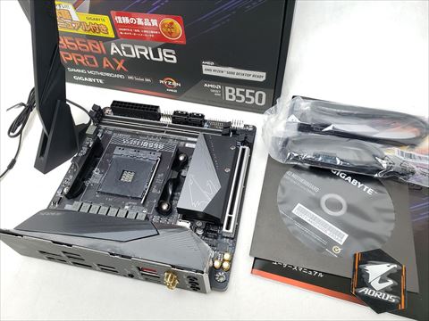 B550I AORUS PRO AX rev1.1 各サイトで併売につき売切れのさいはご容赦願います。