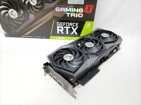 [保証確認] GeForce RTX 3090 GAMING X TRIO 24G 各サイトで併売につき売切れのさいはご容赦願います。