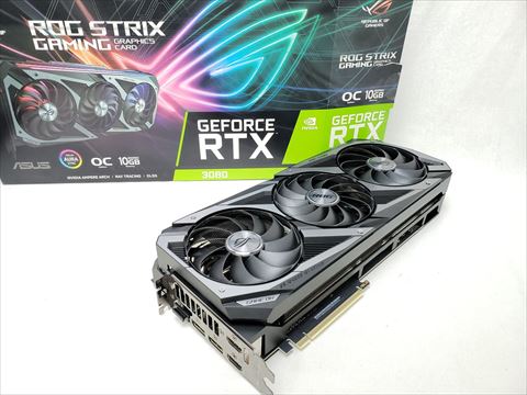 ROG-STRIX-RTX3080-O10G-GAMING 各サイトで併売につき売切れのさいはご容赦願います。
