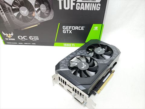 TUF-GTX1660TI-O6G-EVO-GAMING 各サイトで併売につき売切れのさいはご容赦願います。