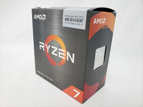 Ryzen 7 5800X3D W/O Cooler BOX (8C/16T 3.4GHz(最大4.5) 105W、L3 Cache 96MB) 各サイトで併売につき売切れのさいはご容赦願います。