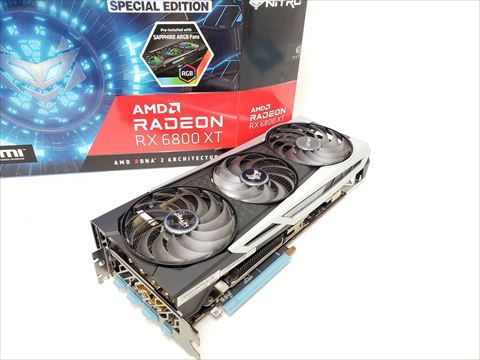 SAP-NITROPRX6800XTSE16GB/11304-01-20G SAPPHIRE NITRO+ Radeon RX 6800 XT OC 16G GDDR6 各サイトで併売につき売切れのさいはご容赦願います。