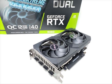 DUAL-RTX3060-O12G-V2 各サイトで併売につき売切れのさいはご容赦願います。