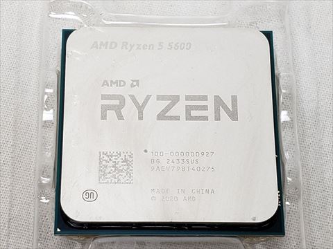 Ryzen 5 5600 バルク (6C/12T、3.5GHz(最大4.4)、65W、L3 Cache 32MB) 各サイトで併売につき売切れのさいはご容赦願います。