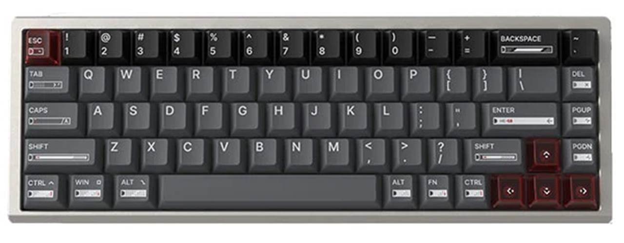 LUMINKEY Magger 68 HE Pro S Ano-Champagne Gold | キーボード