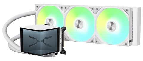 L-P360A-AS3M-G1W TRYX PANORAMA 360mm AIO Liquid Cooler ARGB White 