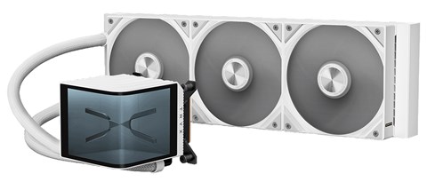 L-P360N-DS3M-G1W TRYX PANORAMA 360mm AIO Liquid Cooler White 