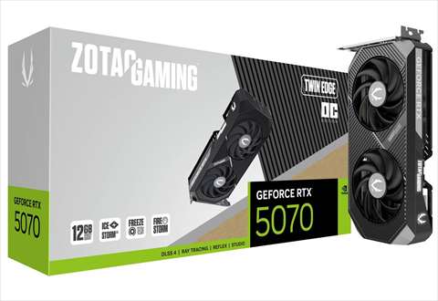ZT-B50700H-10P ZOTAC GAMING GeForce RTX 5070 Twin Edge OC