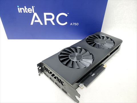 Intel ARC A750 (21P02J00BA) 各サイトで併売につき売切れのさいはご容赦願います。