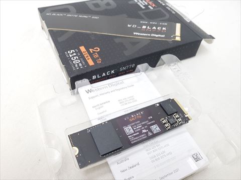 WD Black SN770 WDS200T3X0E 各サイトで併売につき売切れのさいはご容赦願います。