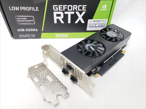 GeForce RTX 3050 LP 6G OC 各サイトで併売につき売切れのさいはご容赦願います。