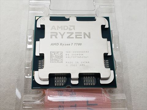Ryzen7 7700 バルク (8C/16T、3.8GHz(最大5.3)、65W、L2+L3 Cache 40MB、Radeon Graphics ) 各サイトで併売につき売切れのさいはご容赦願います。