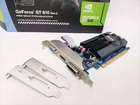 ELSA GEFORCE GT 610 Rev.2 1GB /GD610-1GERL2 各サイトで併売につき売切れのさいはご容赦願います。