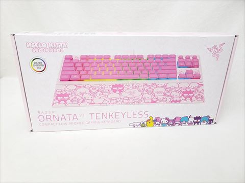 Ornata V3 Tenkeyless US Hello Kitty and Friends Edition RZ03-04881900-R3M1 各サイトで併売につき売切れのさいはご容赦願います。