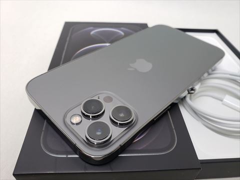iPhone12 Pro Max 256GB グラファイト /MGCY3J/A Softbank 【SIMロック解除品】 各サイトで併売につき売切れのさいはご容赦願います。