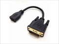 DVHDMI-15H DVI-D(オス)-HDMI(メス)変換ケーブル 15cm ☆3個まで￥300ネコポス対応可能！