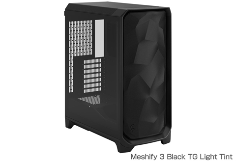 Meshify 3 Black TG Light Tint (FD-C-MES3A-02)