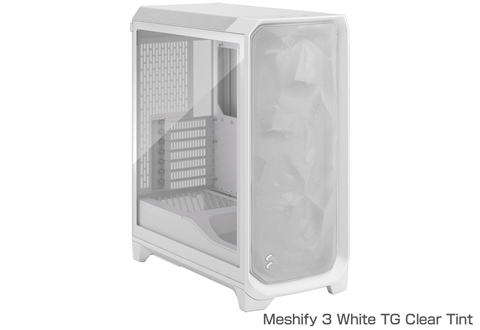 Meshify 3 White TG Clear Tint (FD-C-MES3A-04)