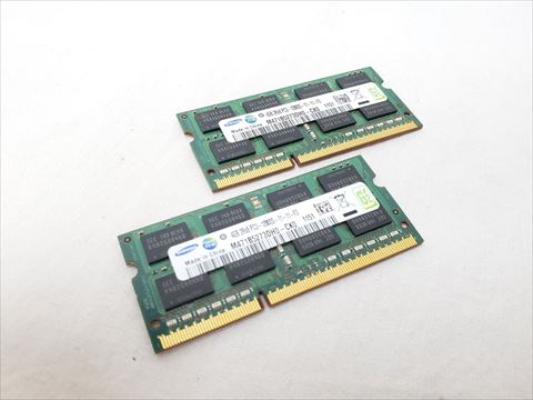 204Pin 1600(PC3-12800) 4GB x2 DDR3 S.O.DIMM 各サイトで併売につき売切れのさいはご容赦願います。