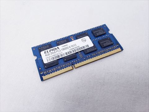 204Pin 1333(PC3-10600) 4GB DDR3 S.O.DIMM 各サイトで併売につき売切れのさいはご容赦願います。