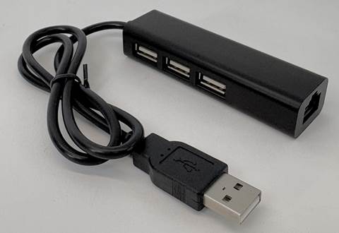 RUH-P3L1BK 有線LAN搭載3ポートUSB2.0ハブ