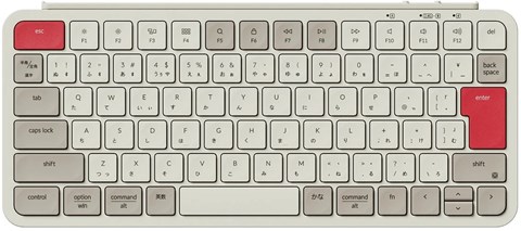 B1P-K13-JIS Keychron B1 Pro ウルトラスリム ワイヤレスキーボード - JIS配列（テンキーレス） / シザースイッチ（本体カラー：レトロレッド）