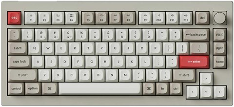 V1M-R3-US V1 Max QMK/VIA ワイヤレス カスタム・メカニカルキーボード - RGB - US配列（テンキーレス）- レトロカラー / Gateron Jupiter スイッチ（ホットスワップ）茶軸