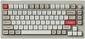 V1M-R3-US V1 Max QMK/VIA ワイヤレス カスタム・メカニカルキーボード - RGB - US配列（テンキーレス）- レトロカラー / Gateron Jupiter スイッチ（ホットスワップ）茶軸