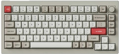 V1M-R4-US V1 Max QMK/VIA ワイヤレス カスタム・メカニカルキーボード - RGB - US配列（テンキーレス）- レトロカラー / Gateron Jupiter スイッチ（ホットスワップ）バナナ軸