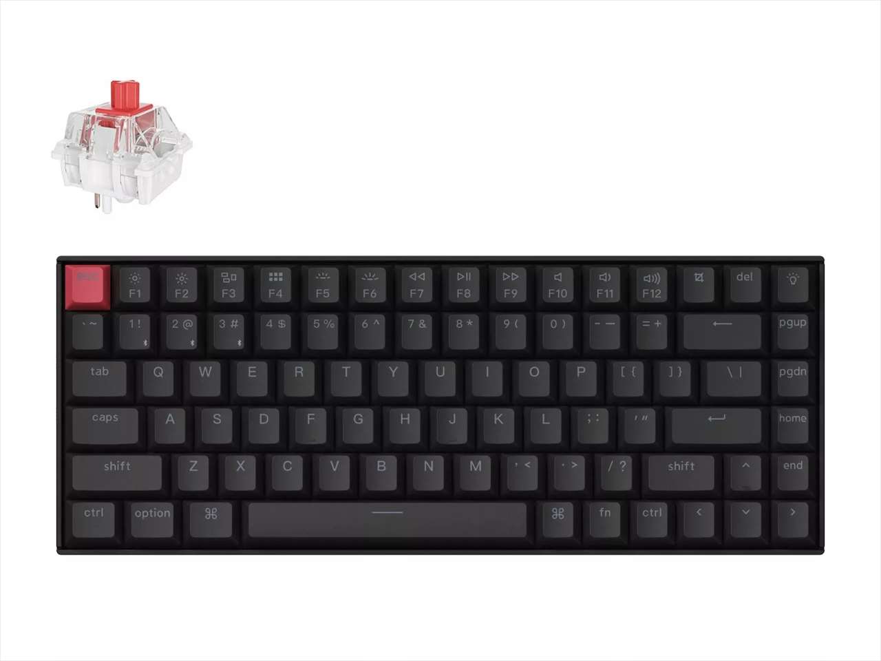 【新品・未使用】Keychron K2-A1-US ワイヤレスキーボード赤軸 レンタル] Keychron K2 ワイヤレス・メカニカルキーボード US