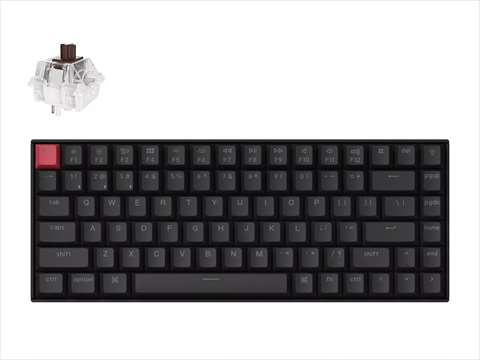 K2X-A3-US K2 Version 3 QMK ワイヤレスカスタム・メカニカルキーボード - WHITE LED - US配列  / Keychron Superスイッチ茶軸