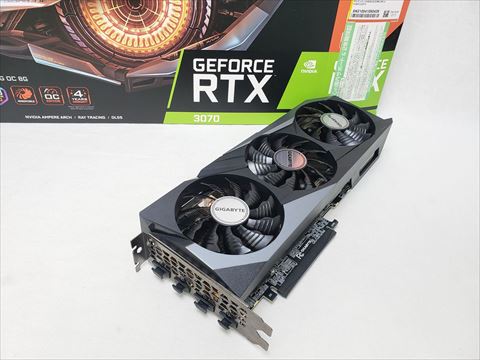 GV-N3070GAMING OC-8GD 各サイトで併売につき売切れのさいはご容赦願います。