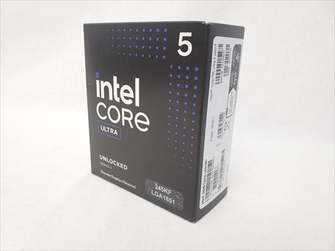 Core Ultra 5 245KF BOX (4.2(5.2)/3.6(4.6)GHz/14(6+8)コア 14スレッド/スマートキャッシュ(L3)24MB/トータルL2キャッシュ26MB) 各サイトで併売につき売切れのさいはご容赦願います。