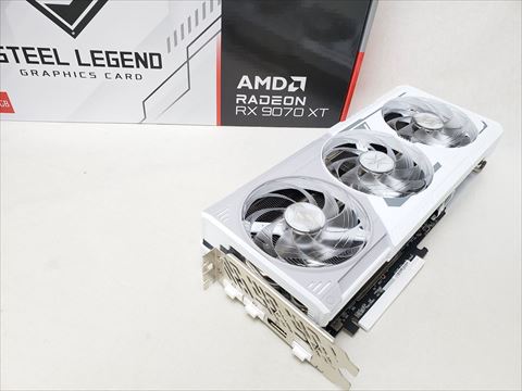 [保証確認] RX 9070 XT STEEL LEGEND 16GB (RX9070XT SL 16G) 各サイトで併売につき売切れのさいはご容赦願います。