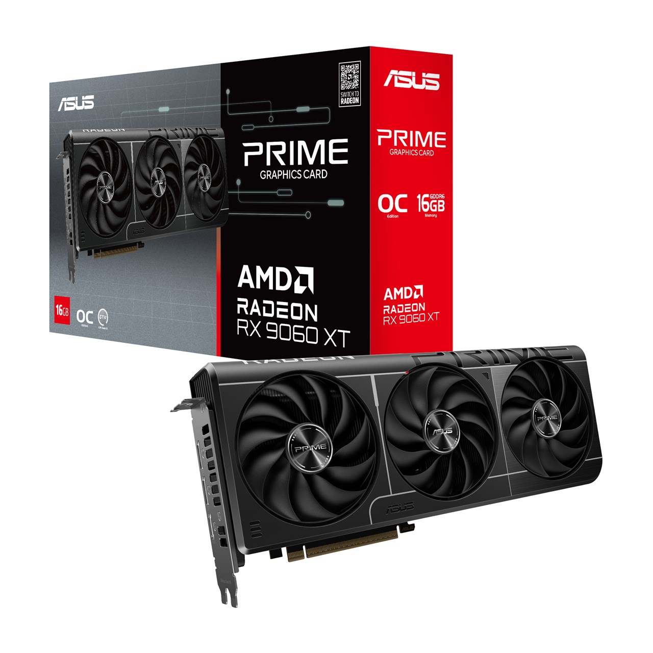 PRIME-RX9060XT-O16G | RADEON RX 9060 XT | AMD PCI-Express | ビデオ