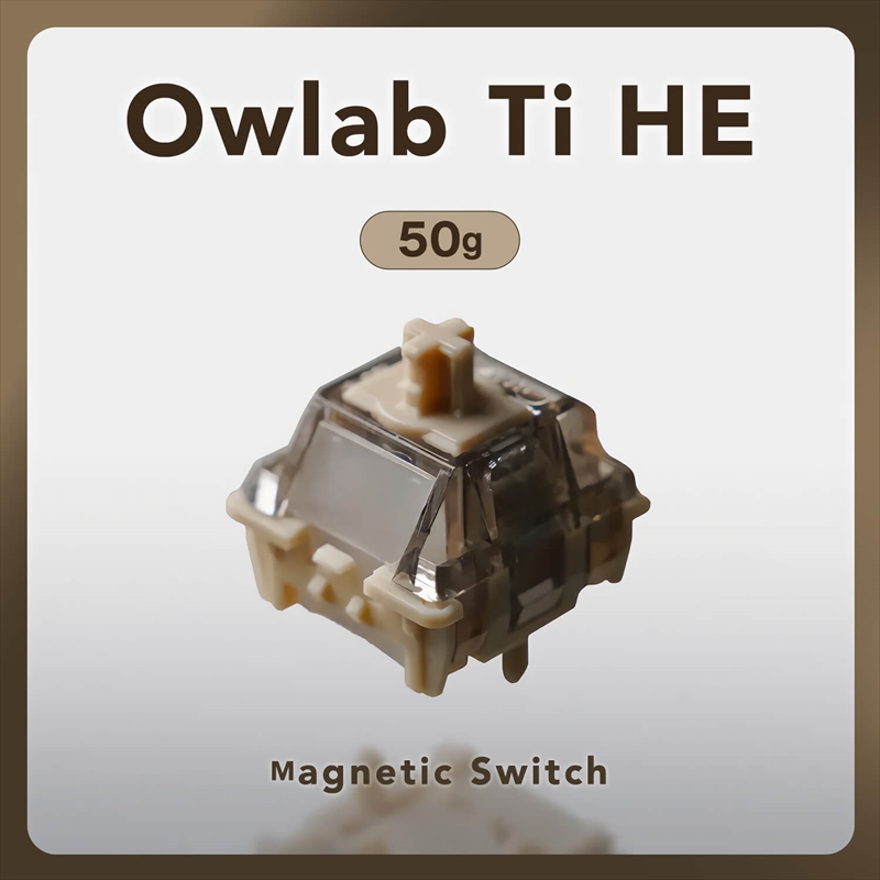 【5個】 Owlab Ti HE Magnitic Switches 50G