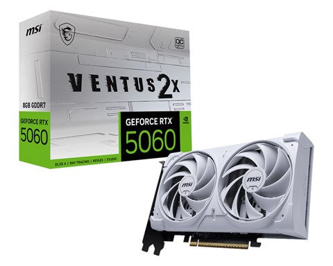 GeForce RTX 5060 8G VENTUS 2X OC WHITE