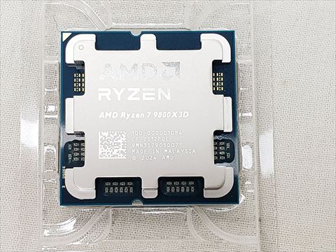 Ryzen7 9800X3D バルク (8C/16T、4.7Ghz(最大5.2)、120W、L2+L3 Cache 104MB、Radeon Graphics) 各サイトで併売につき売切れのさいはご容赦願います。