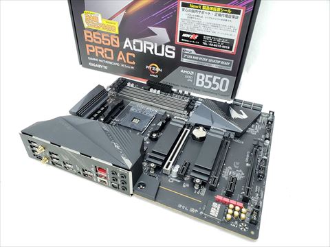 B550 AORUS PRO AC 各サイトで併売につき売切れのさいはご容赦願います。